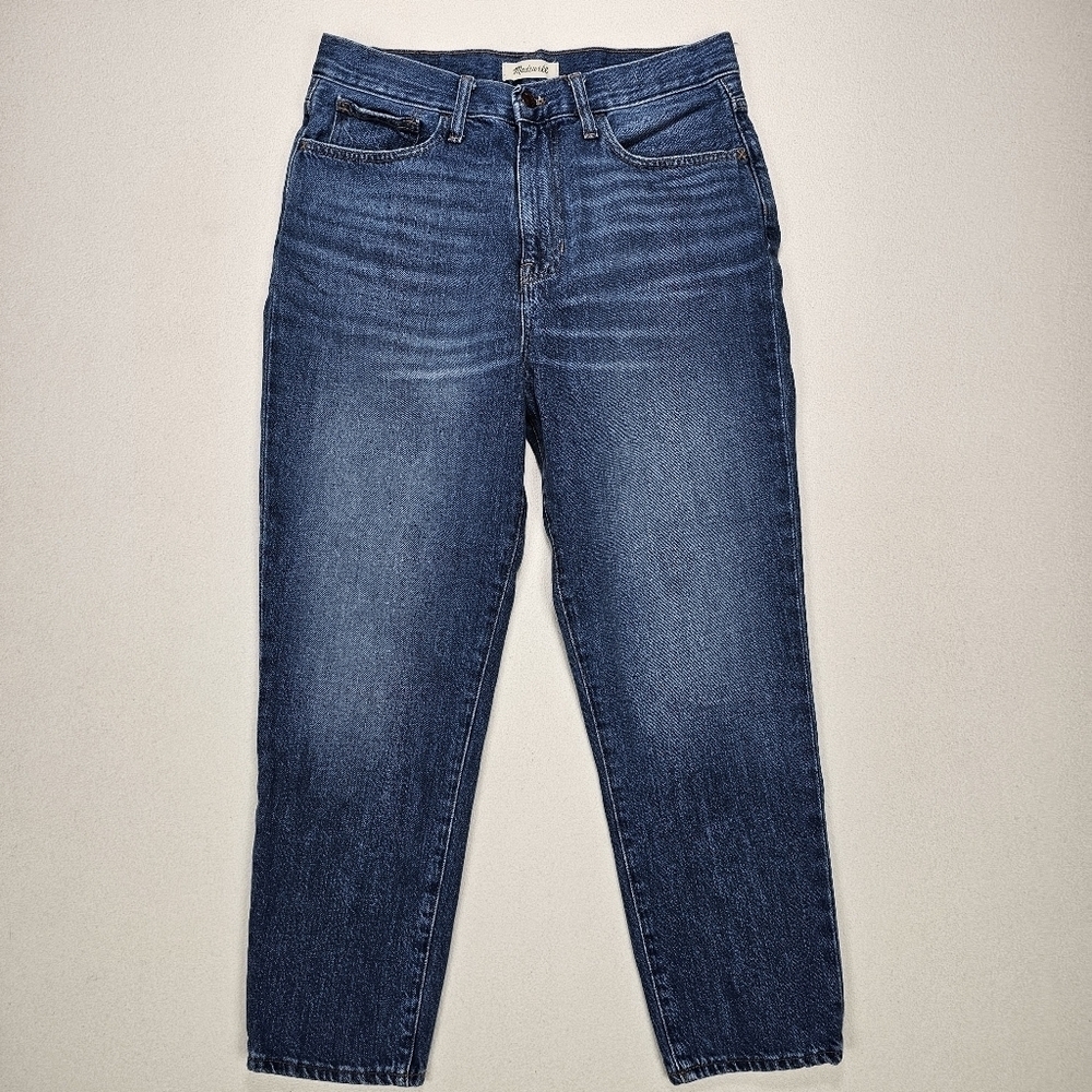 Madewell The Momjean Medium Dark Wash Size 29